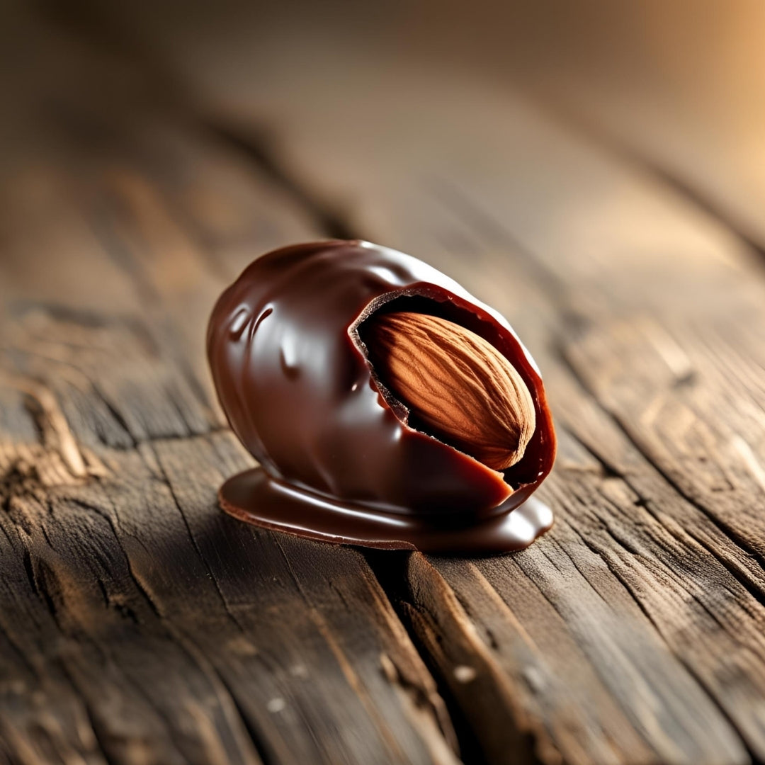 Medjool Dates with Mamra Almond – Chocolate Dipped ( Pack of 8 )