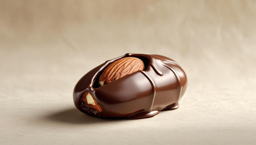 Medjool Dates with Mamra Almond – Chocolate Dipped ( Pack of 8 )
