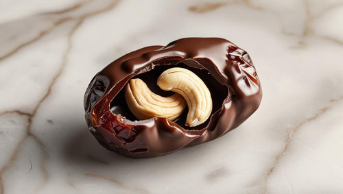 Medjool Dates with Goan Cashews – Chocolate Dipped ( Pack of 8 )